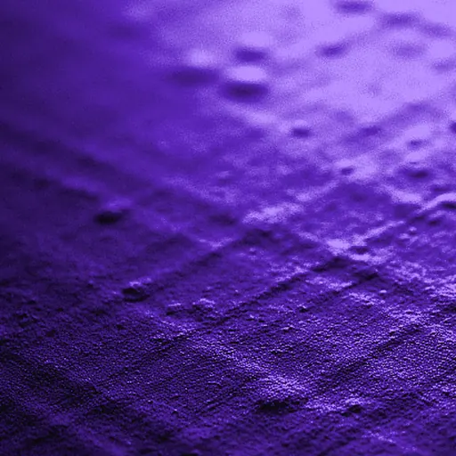 One quadrant cut from the violet plate